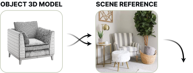 3D AI Stager